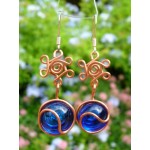 "Rosas" copper earrings