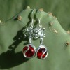 Boucles d'oreille "rosas" en cuivre