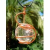 Pendentif (CUIVRE VERRE) en cuivre