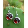 Petites boucles d'oreilles ying-yang