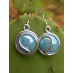 "ying-yang" big earrings