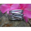 Wide unisex wire ring