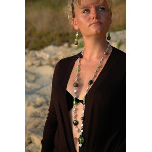 "Petits poissons" long necklace