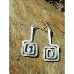 "Square spirales" pound earrings