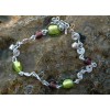 "Petits poissons" hand-made anklet