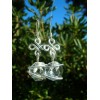 Boucles d'oreille "trebol"