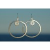 "Creoles" hammered earrings