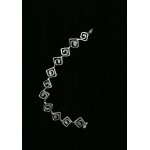 "Diamonds" hammered chain/anklet