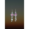 Boucles d'oreilles "SymphoniKa" avec fines pierres naturelles