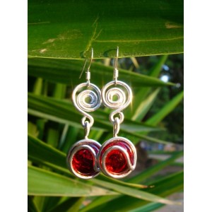 Boucles d'oreilles "point d'interrogation"