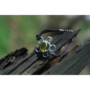 Bracelet "Flor" sur cordon