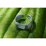Hammered ring for men
