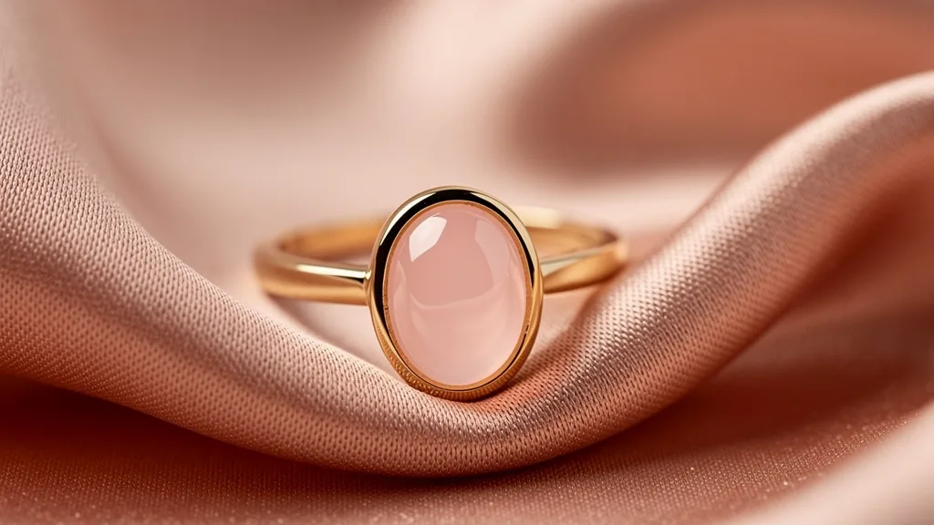 Bague quartz rose