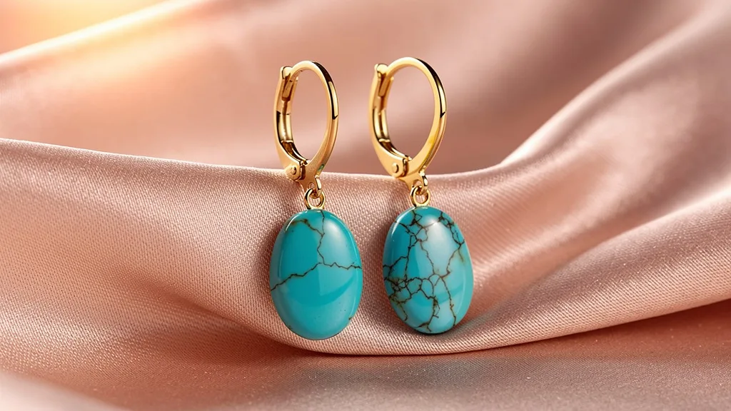 Boucles d'oreilles turquoise