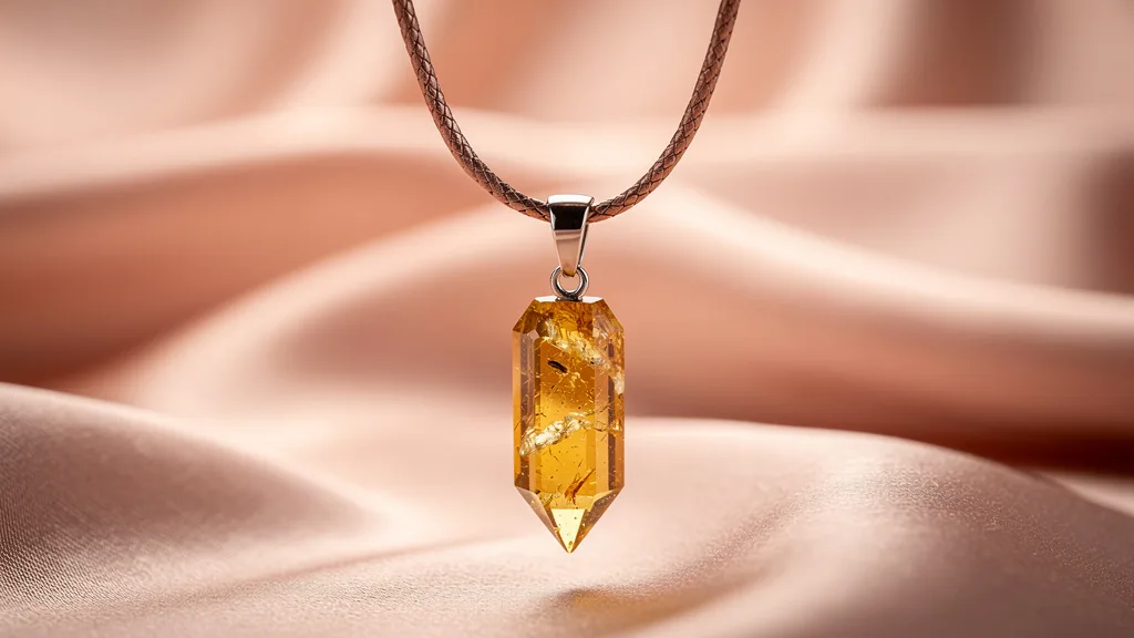 Pendentif citrine