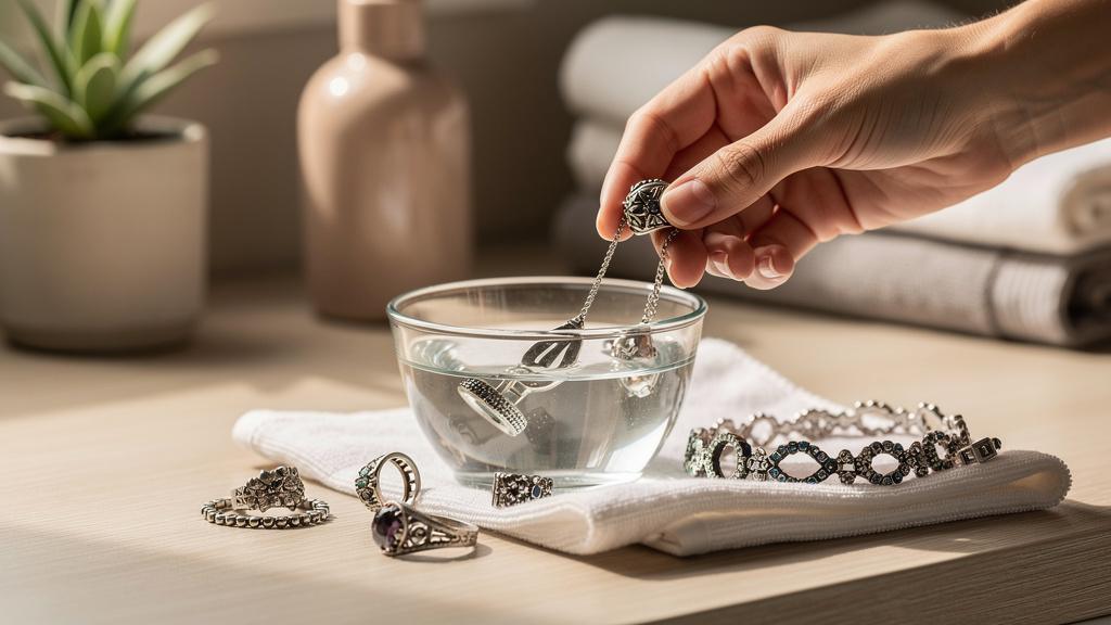 Astuce 2 : le vinaigre blanc pour les bijoux fortement ternis
