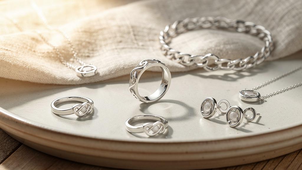 Bijoux en argent 925 après nettoyage