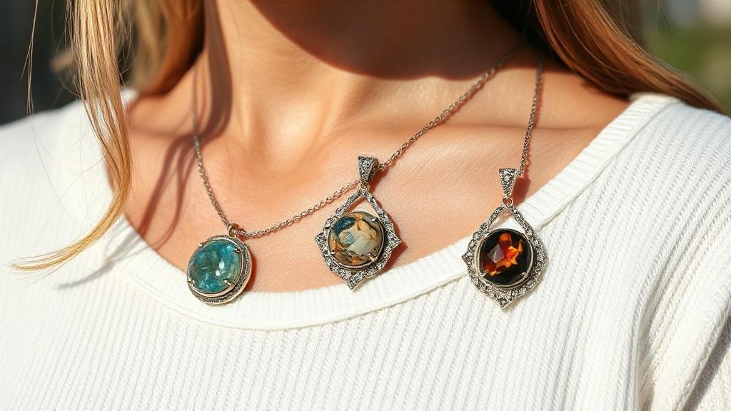 Bijoux en pierres naturelles portés au quotidien