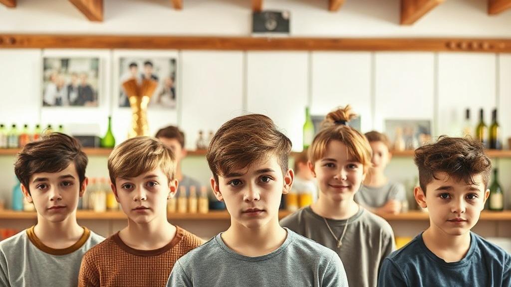 Comparatif des principales coupes de cheveux garçon ado
