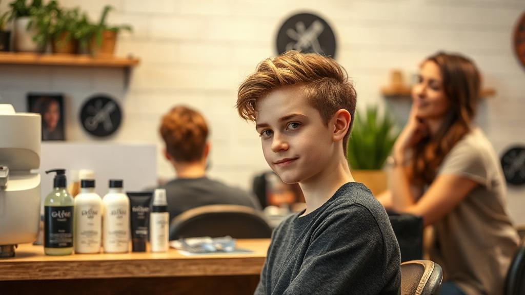 Conseils coiffure : entretien, produits et personnalisation pour ado garçon