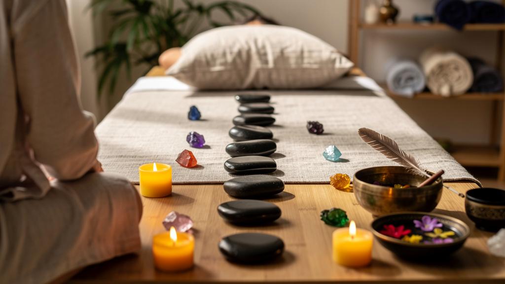 Pierres noires et chakras : où travaillent-elles ?